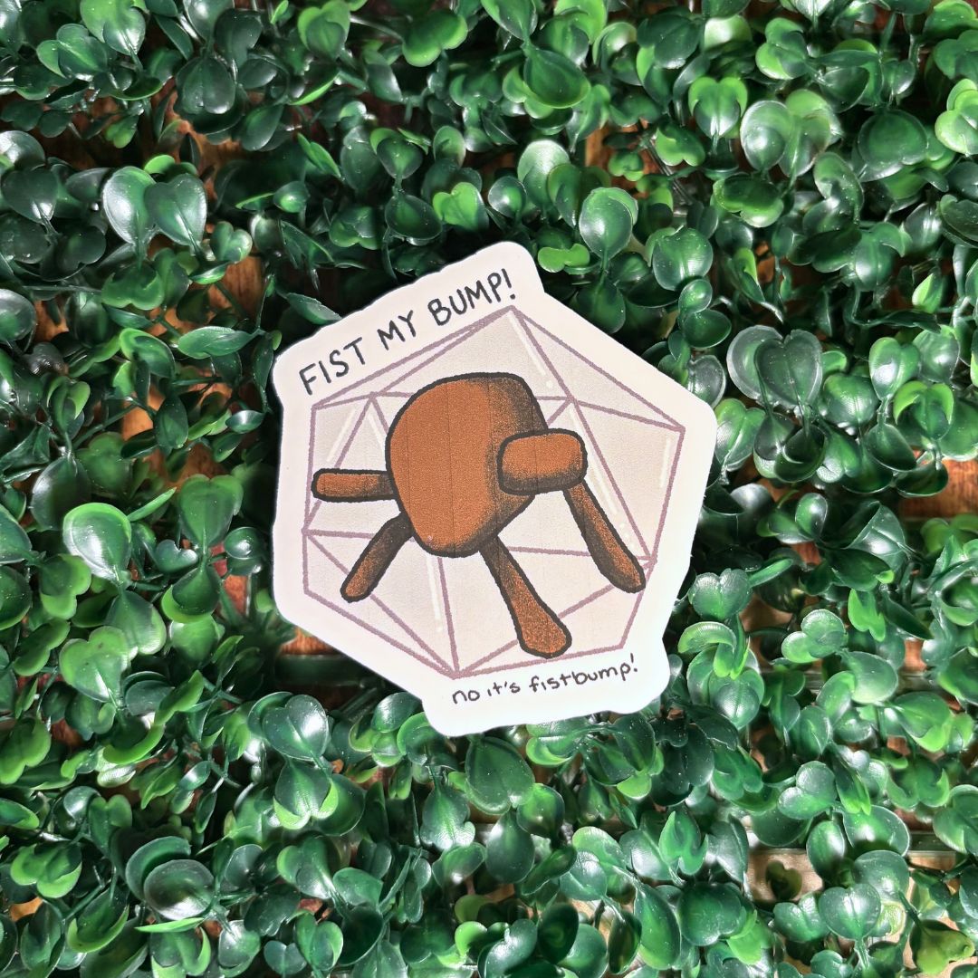 Fist Bump Sticker