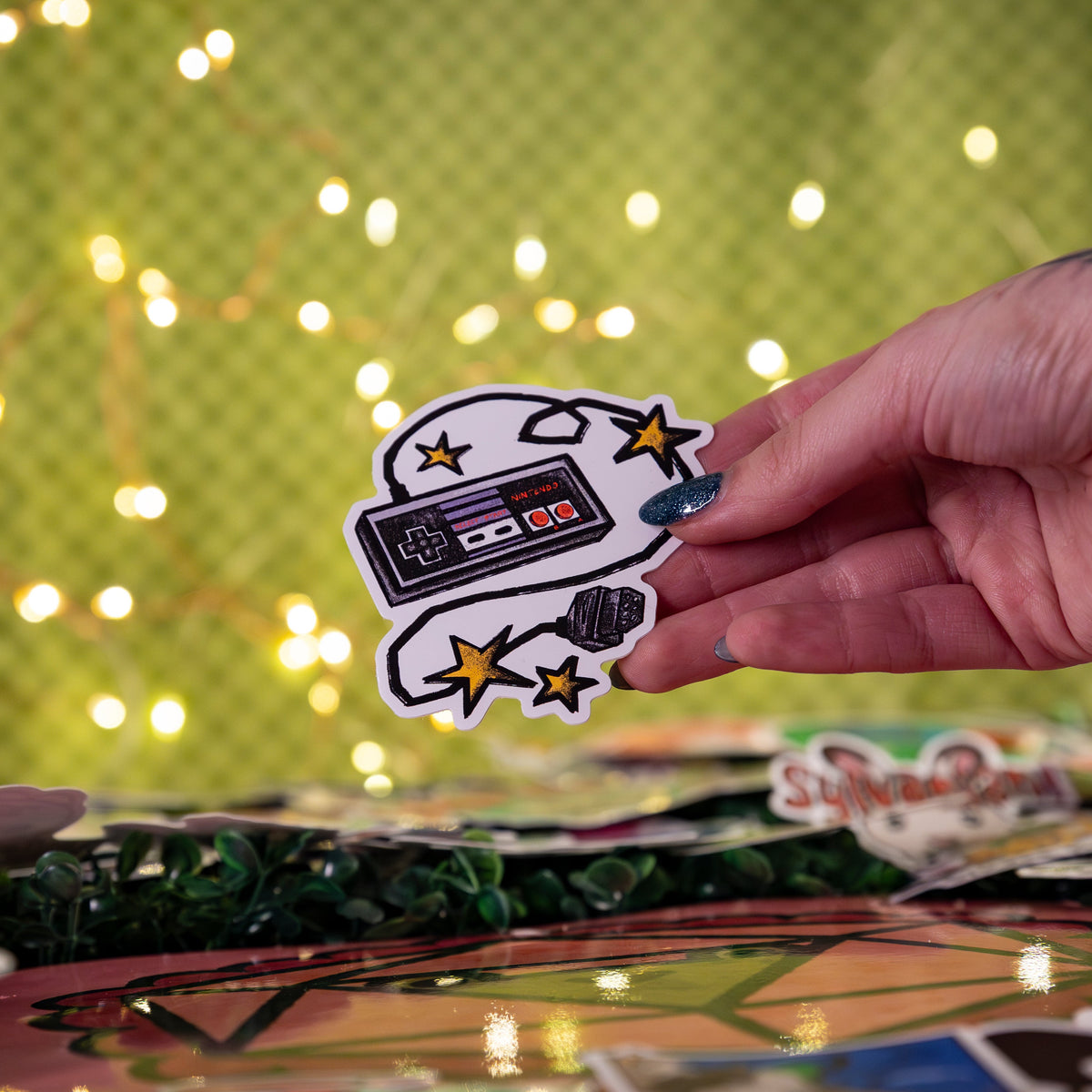 NES Controller Sticker