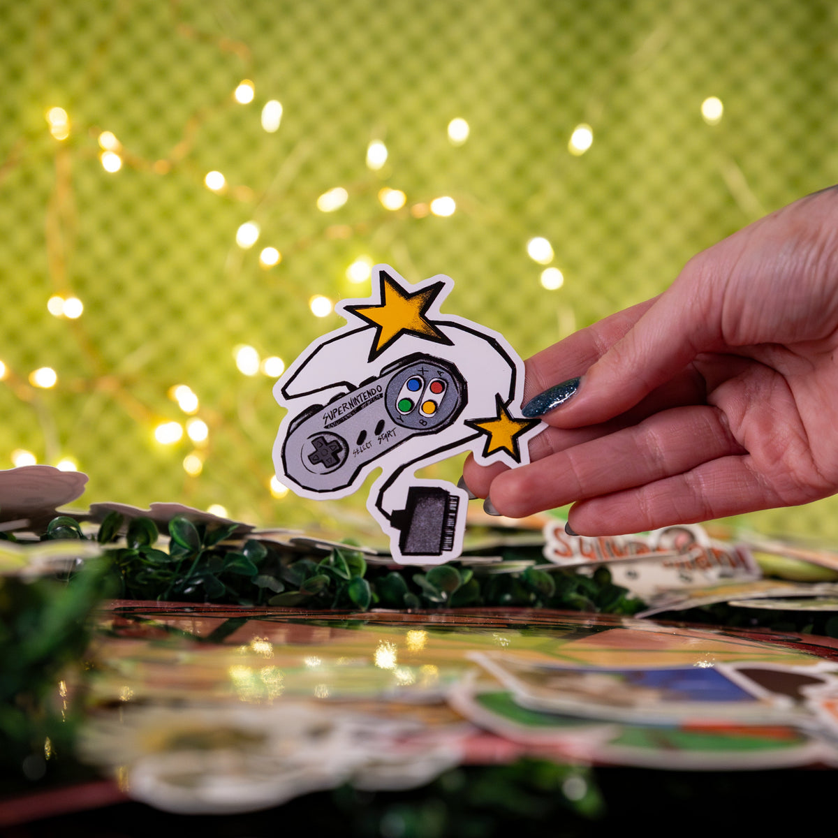 SNES Controller Sticker