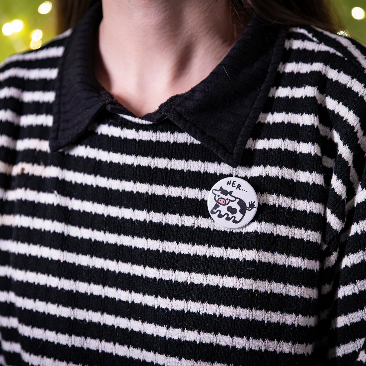 Cow Badge