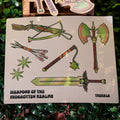 Weapons of the Froggotten Realms Sticker Sheet
